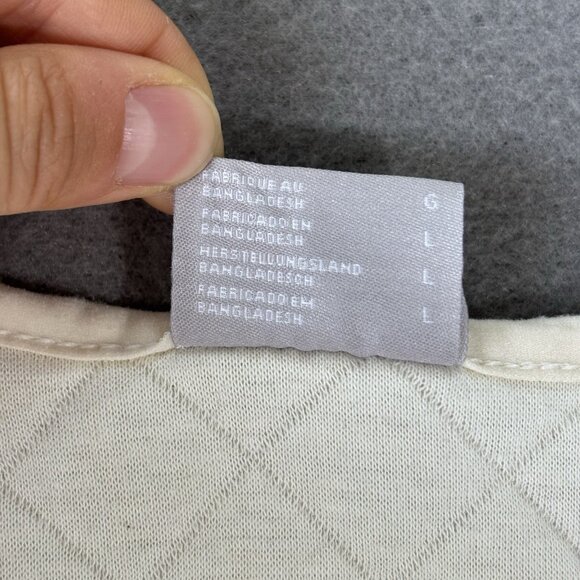 Columbia Quilted Snap Jacket Womens Size L Beige Lightweight Casual Outdoor Coat - Picture 14 of 16